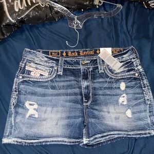 NWT ROCK REVIVAL SHORTS